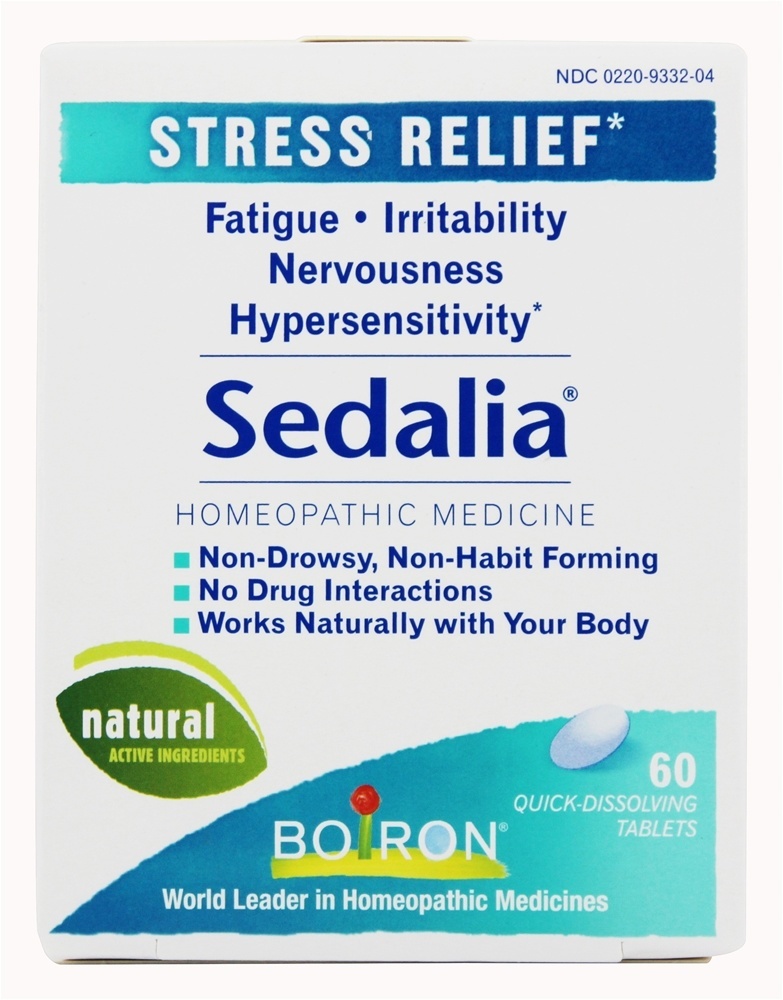 Sedalia Homeopathic Medicine para alívio do estresse - 60 Tablets Boiron