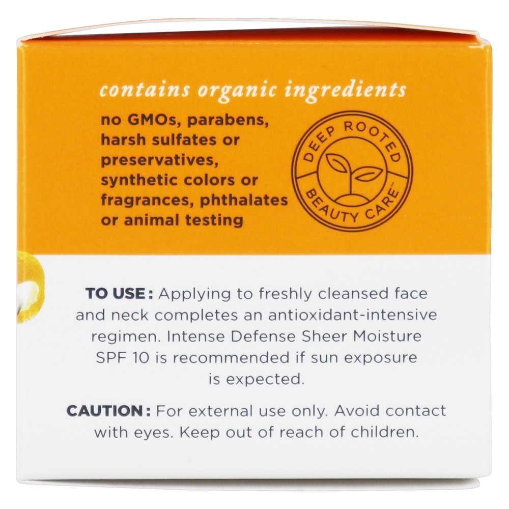 Defesa Intensa Hidratante Facial Oil-Free com Vitamina C - 2 oz. (Anteriormente Defesa contra o envelhecimento da pele, nutritiva) Avalon Organics - Imagem 5