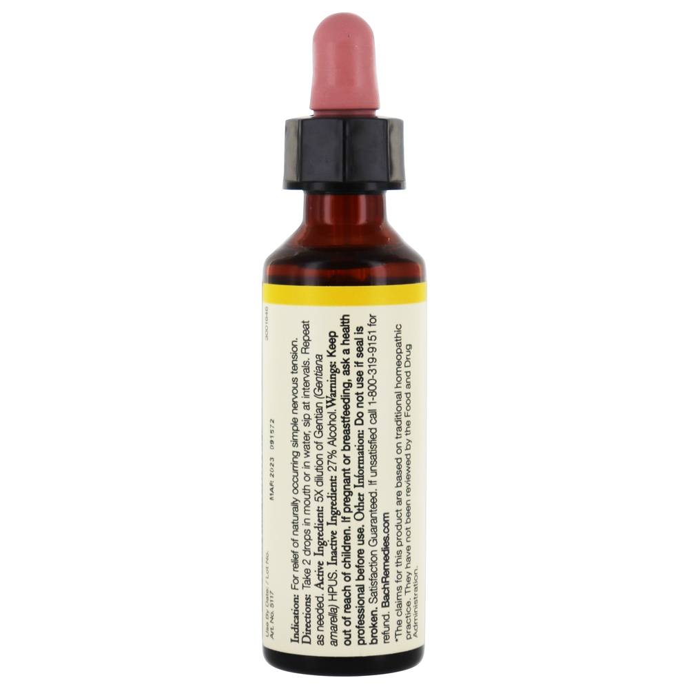 Bach Original Flor Remédio Conta-gotas Flor De Genciana Essência - 20 ml. Bach - Imagem 2