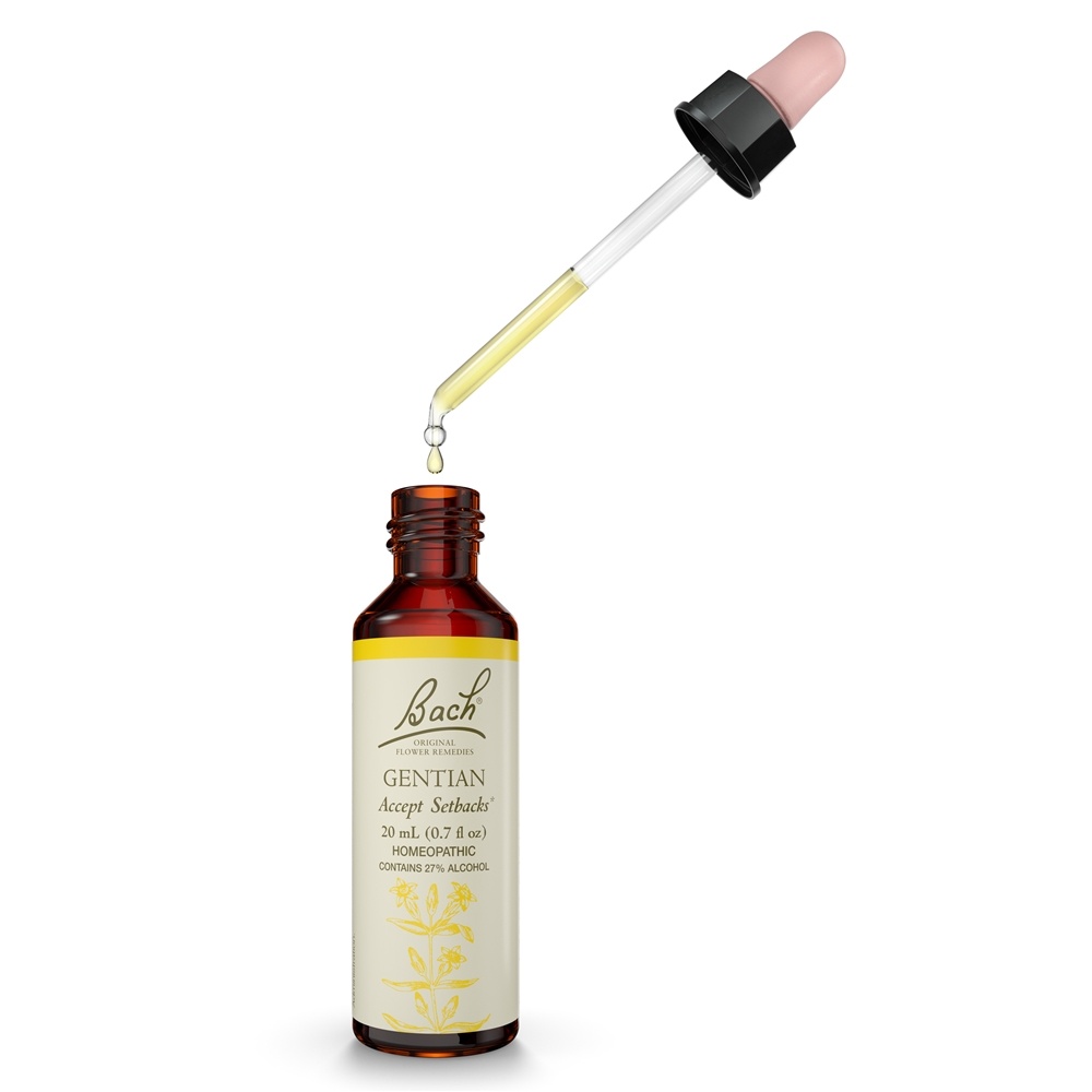 Bach Original Flor Remédio Conta-gotas Flor De Genciana Essência - 20 ml. Bach - Imagem 4