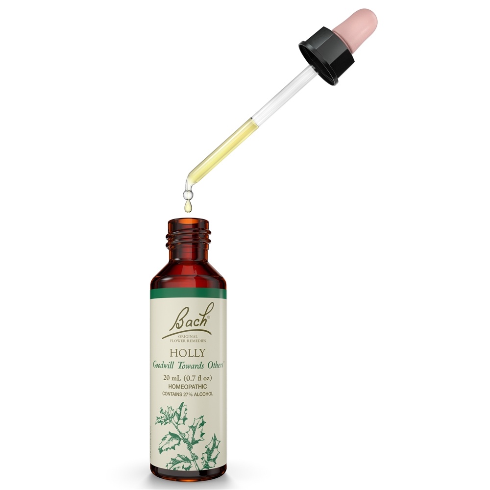 Bach flor Original remédio conta-gotas Holly Flower Essence - 20 ml. Bach - Imagem 4