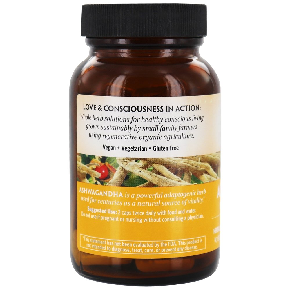 Ashwagandha Orgânico - Cápsulas vegetarianas 90 Organic India - Imagem 3