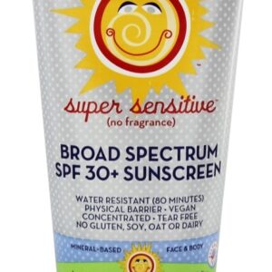 Comprar loção protetor solar super sensível sem fragrância 30 spf - 2. 9 fl. Oz. California ba preço no brasil protetor solar & aloe vera saúde de crianças & bebês suplemento importado loja 17 online promoção -
