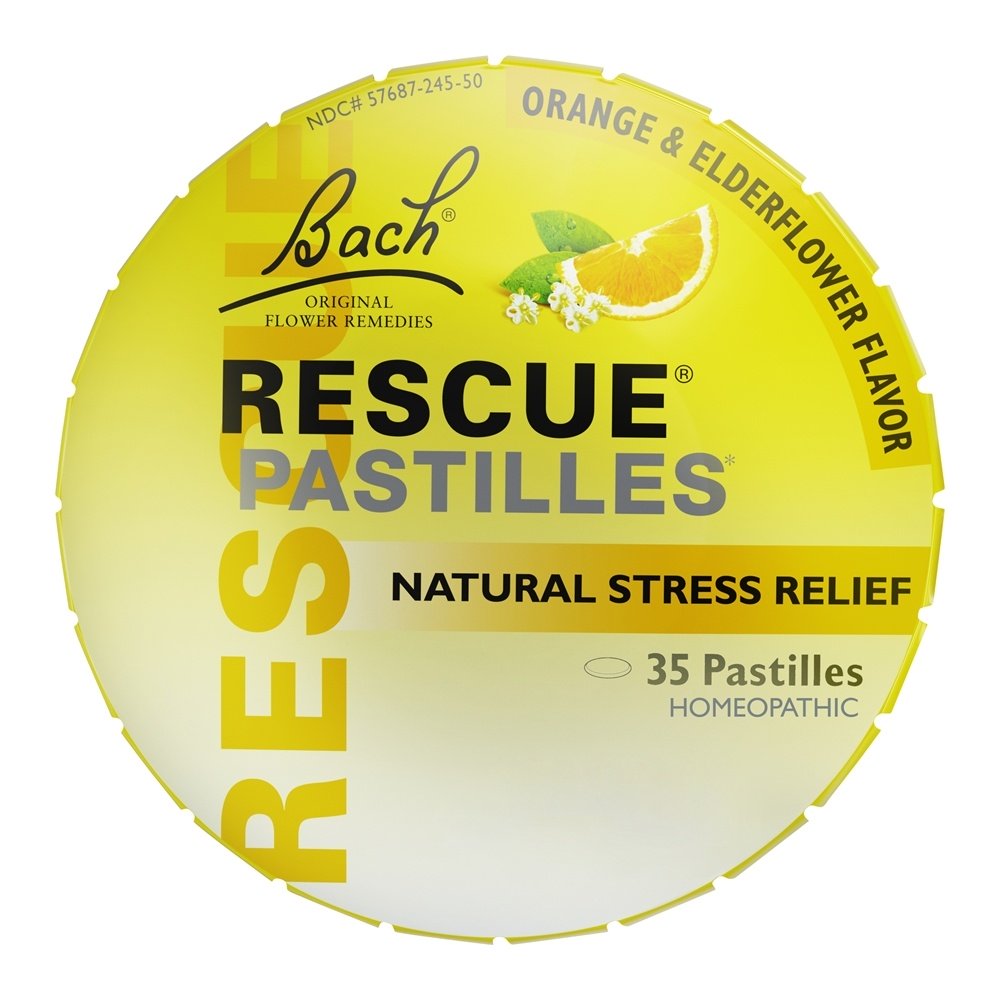 Pastilhas de Resgate Orange & Elderflower Originais - 35 Pastilha (s) Bach