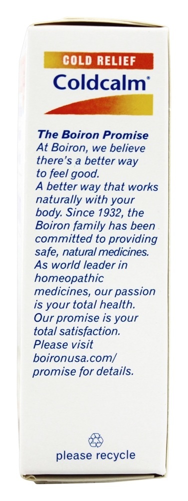 Coldcalm medicamento homeopático para alívio do resfriado - 60 Tablets Boiron - Imagem 4