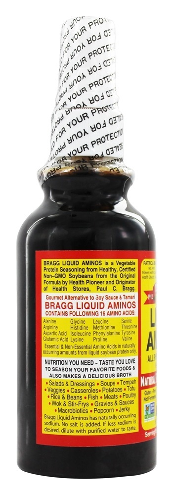 Todo o pulverizador de tempero multifacetado natural de Aminos do líquido - 6 fl. oz. Bragg - Imagem 3