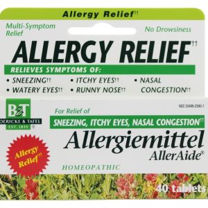 Comprar allergiemittel alleraide - 40 tablets boericke & tafel preço no brasil homeopatia tratamento para alergia suplemento importado loja 17 online promoção -