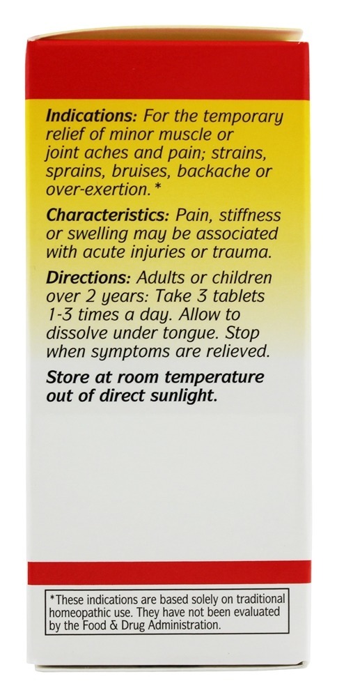 Arnica Montana 30 C - 250 Tablets Boericke & Tafel - Imagem 3