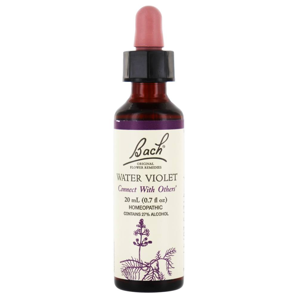Bach Original Remédio Flor Dropper Água Violet Essência da Flor - 20 ml. Bach