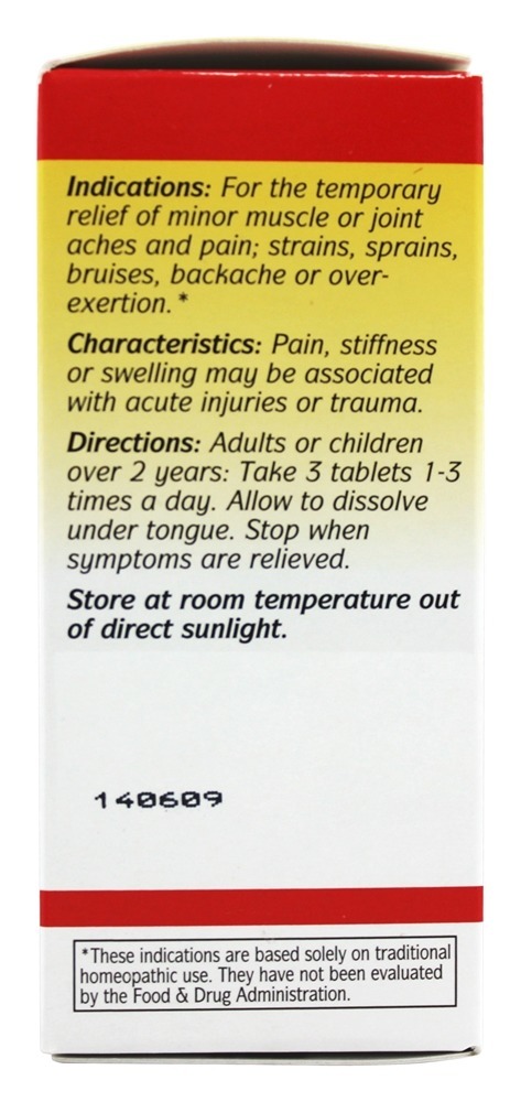 Arnica Montana 30 X - 250 Tablets Boericke & Tafel - Imagem 3