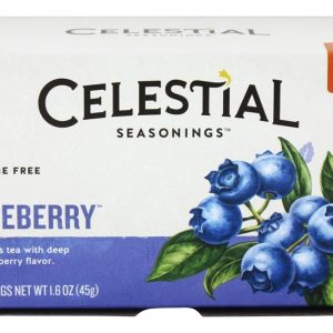 Comprar chá de ervas livre de cafeína true blueberry - 20 saquinhos de chá celestial seasonings preço no brasil chá preto chás e café suplemento importado loja 227 online promoção -