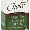 Comprar chá verde premium japonês - 16 saquinhos de chá choice organic teas preço no brasil chás com sabor chás e café suplemento importado loja 7 online promoção -