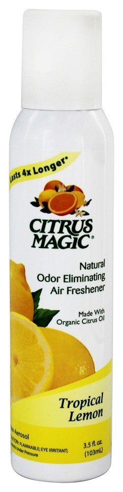 Odor Eliminando Purificadores De Ar De Limão Tropical - 3.5 fl. oz. Citrus Magic
