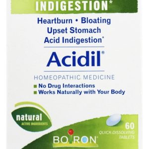 Comprar acidil homeopathic medicine para indigestão - 60 tablets boiron preço no brasil homeopatia remédios para azia suplemento importado loja 1 online promoção -