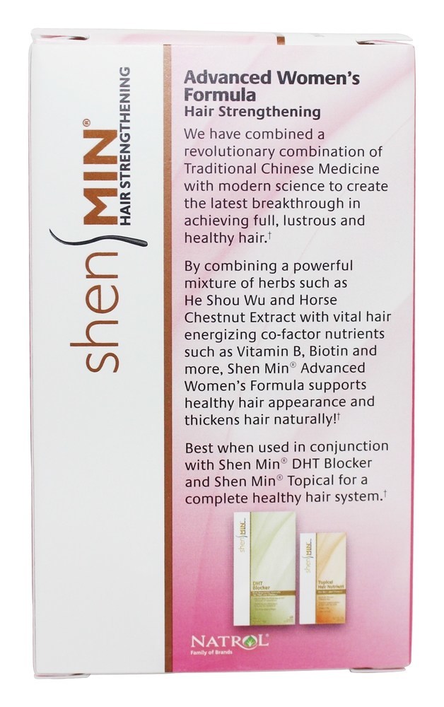 Fórmula avançada das mulheres do Regrowth do cabelo - 60 Tablets Shen Min - Imagem 3