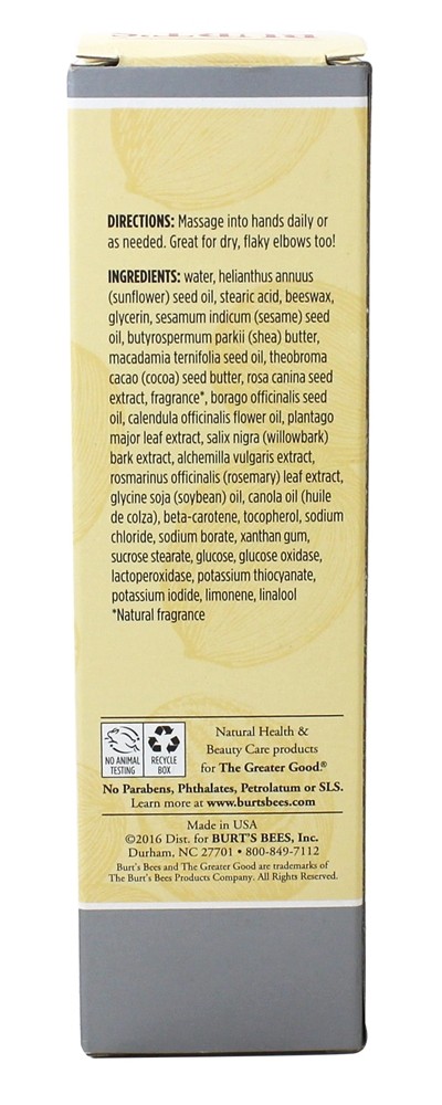 Manteiga de Karité Creme Reparador de Mãos - 3.18 fl. oz. Burt's Bees - Imagem 3