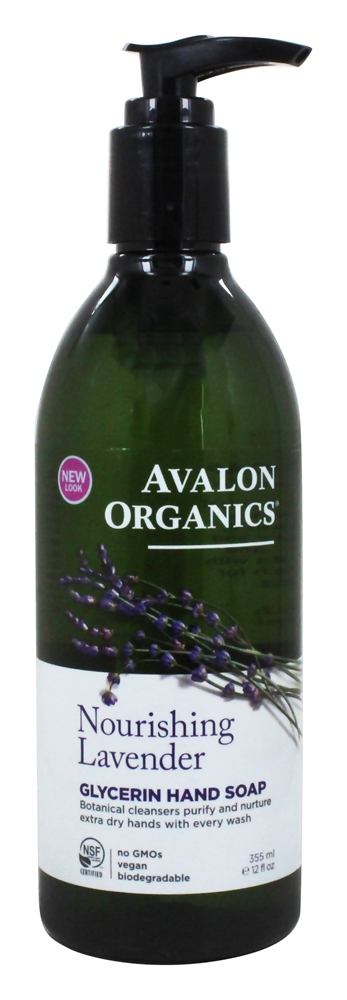 Alfazema de sabão de mão de glicerina - 12 fl. oz. Avalon Organics