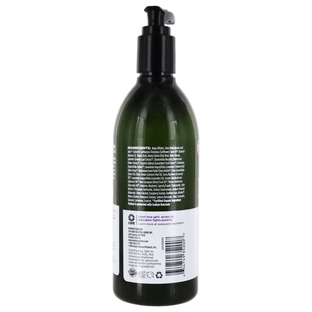 Lavanda de corpo e mão - 12 fl. oz. Avalon Organics - Imagem 2