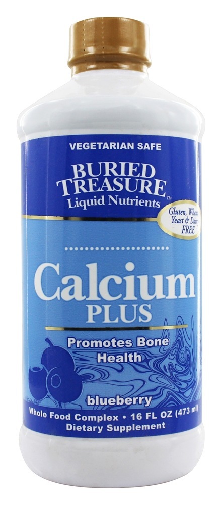 Cálcio Mais Mirtilo - 16 oz. Buried Treasure Products