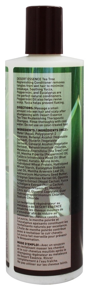 Condicionador para reposição de tea tree - 12.9 fl. oz. Desert Essence - Imagem 2