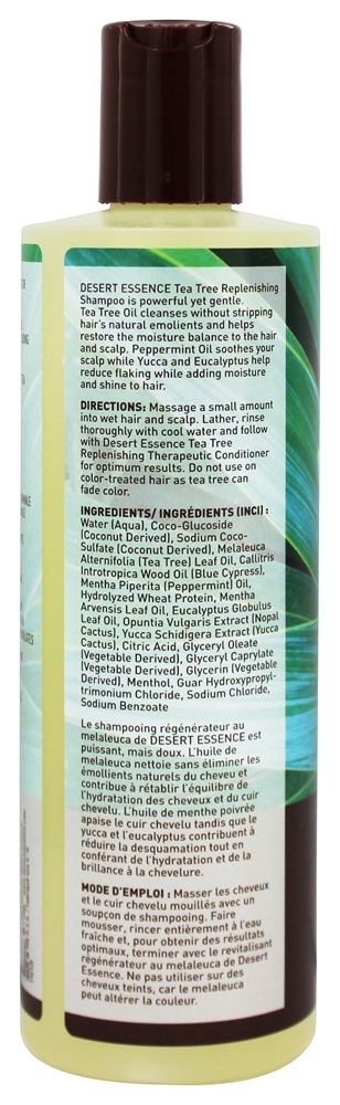 Shampoo de reposição de Tea Tree - 12.9 fl. oz. Desert Essence - Imagem 2