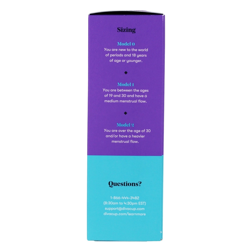 DivaCup Menstrual Cup Model 2 - 1 xícara (s) Diva International - Imagem 2