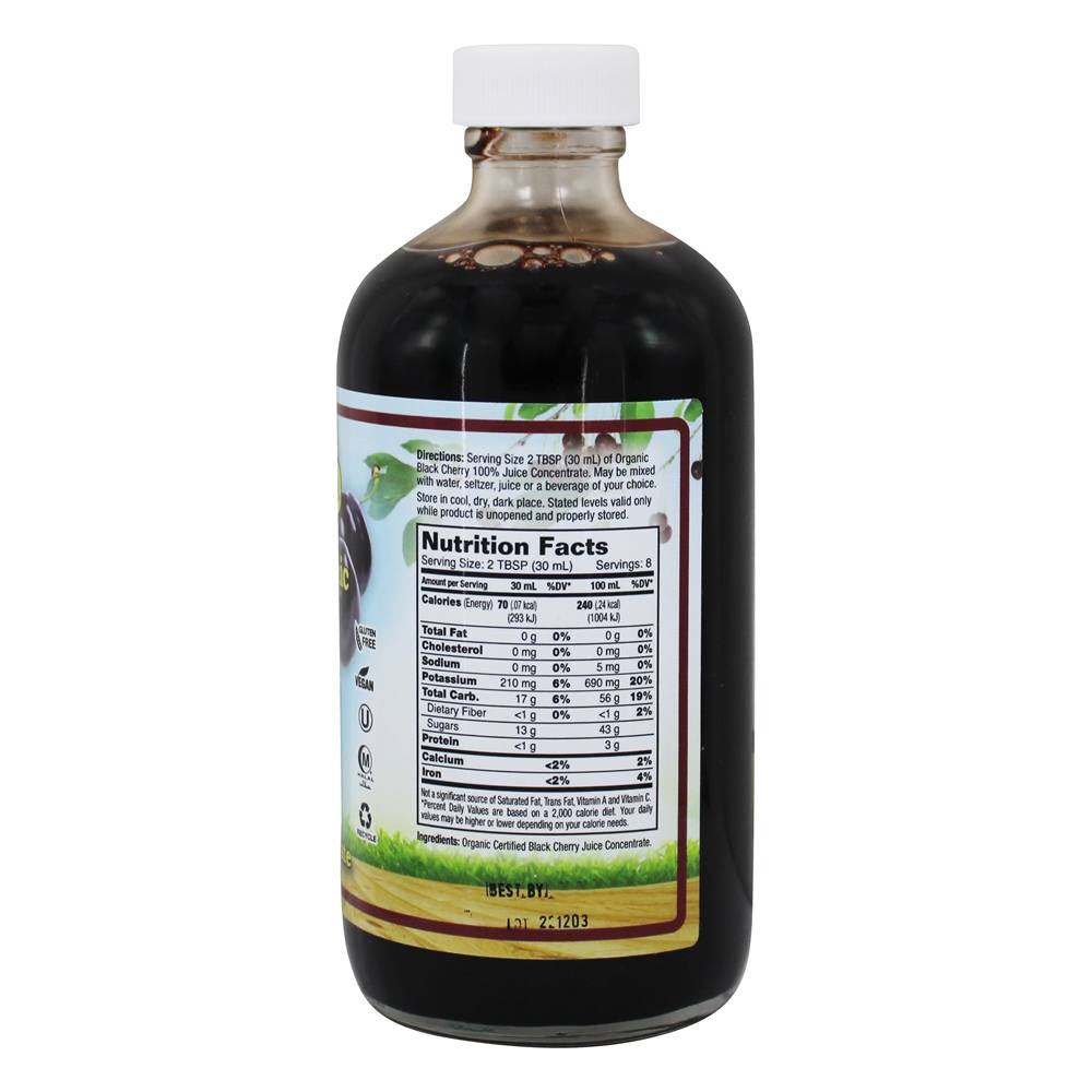 Juice Concentrate 100 % Pure Cereja Preta - 8 fl. oz. Dynamic Health - Imagem 2