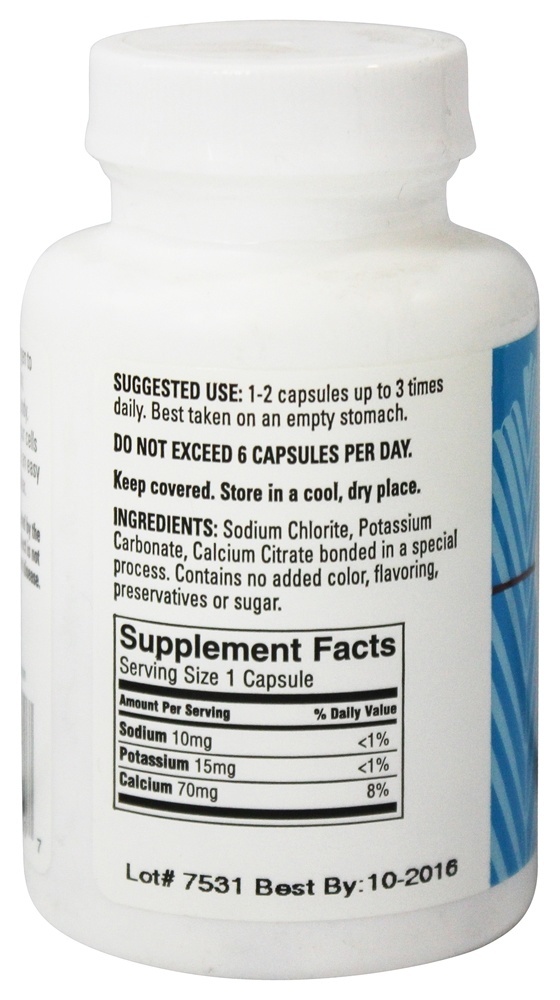 Oxy-Caps Suplemento de Oxigênio 375 mg. - Cápsulas 90 Earth's Bounty - Imagem 2