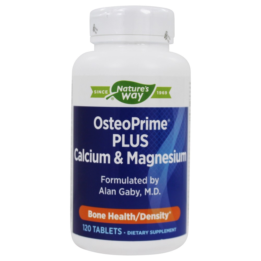 OsteoPrime Plus Cálcio & Magnésio - 120 Tablets Nature's Way
