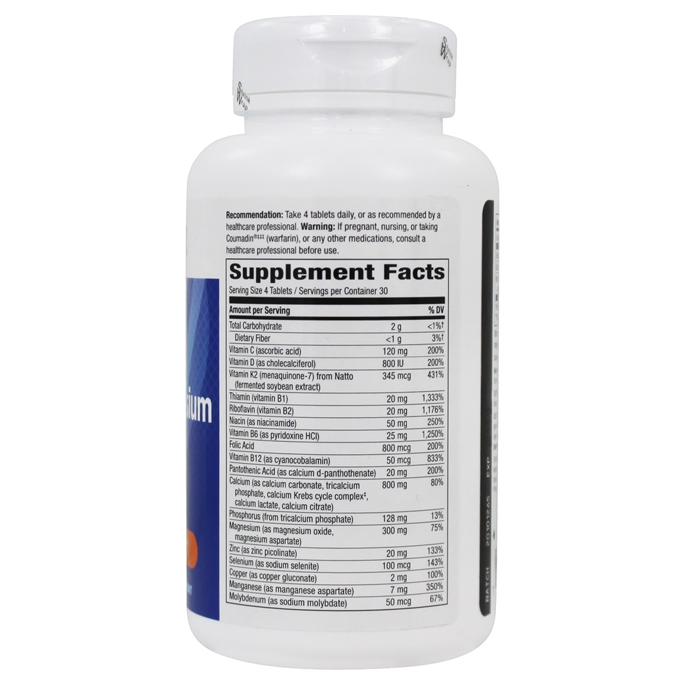 OsteoPrime Plus Cálcio & Magnésio - 120 Tablets Nature's Way - Imagem 6