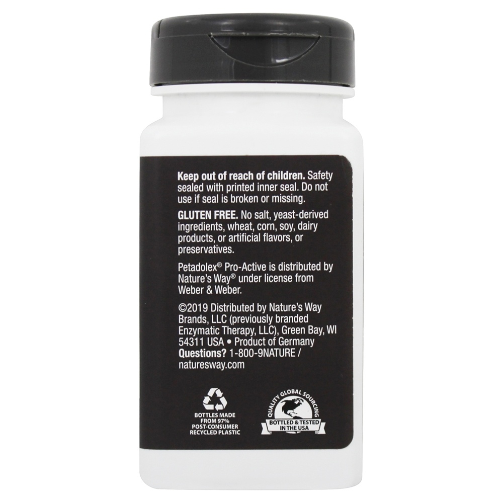 Suporte Cerebral Pro-Ativo Saudável Petadolex 50 mg . - 60 Softgels Nature's Way - Imagem 3