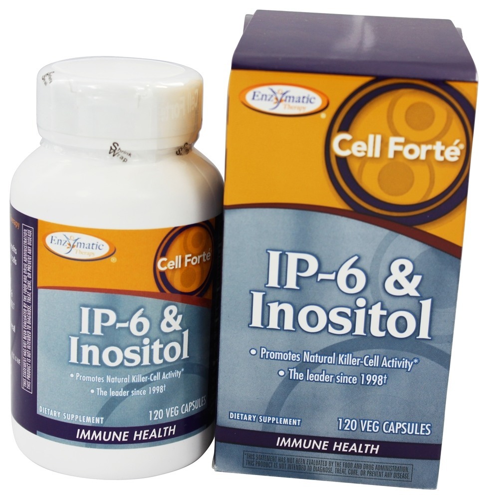 Cell Forté IP6 & Inositol - Cápsulas vegetarianas 120 Enzymatic Therapy