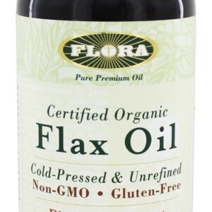 Comprar óleo de linhaça certificado orgânico - 32 fl. Oz. Flora preço no brasil linhaça suplementos nutricionais suplemento importado loja 93 online promoção -