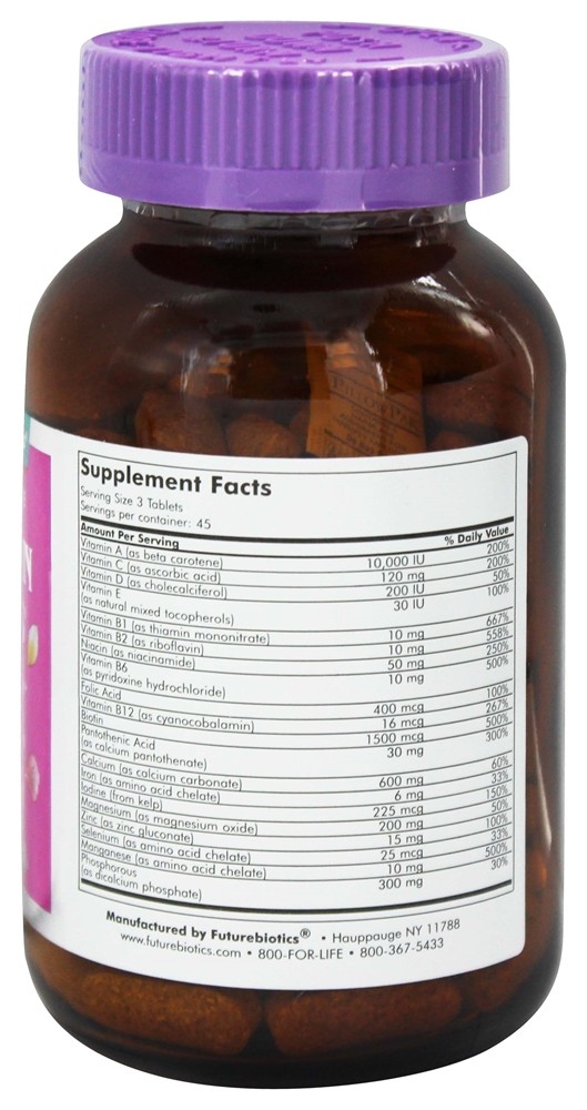 Pele do cabelo e unhas para as mulheres - 135 Tablets Futurebiotics - Imagem 2