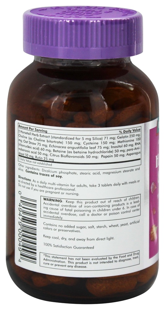 Pele do cabelo e unhas para as mulheres - 135 Tablets Futurebiotics - Imagem 3
