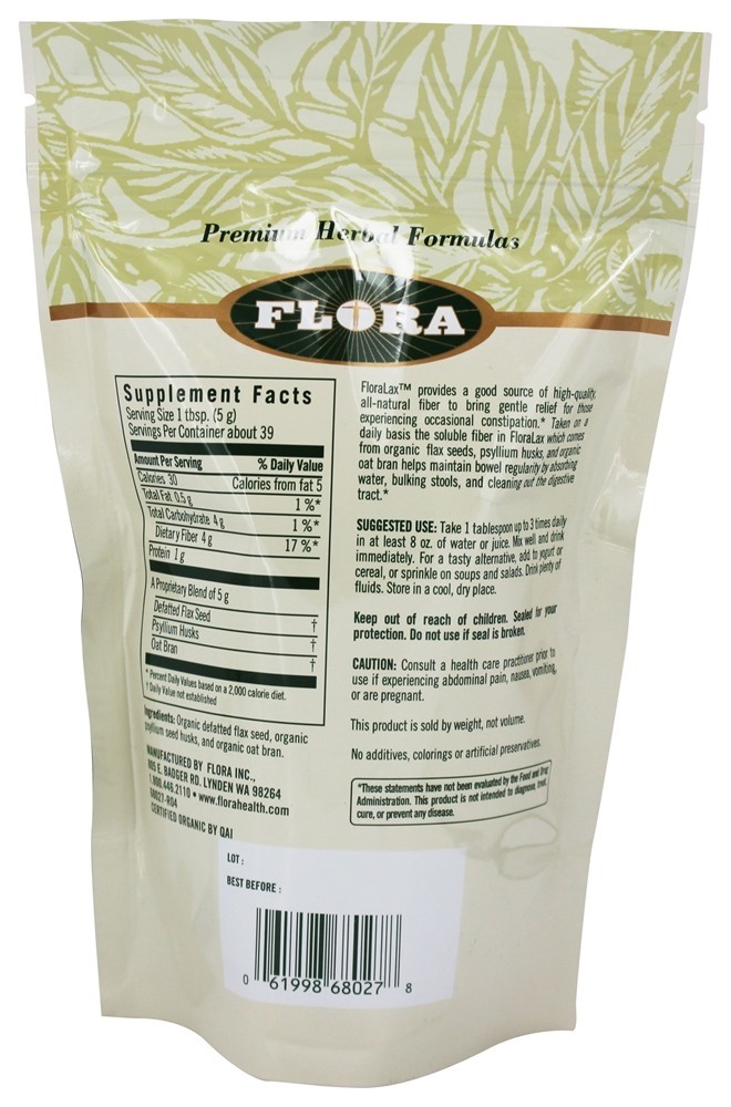 FloraLax Pó Laxantivo - 7.1 oz. Flora - Imagem 2