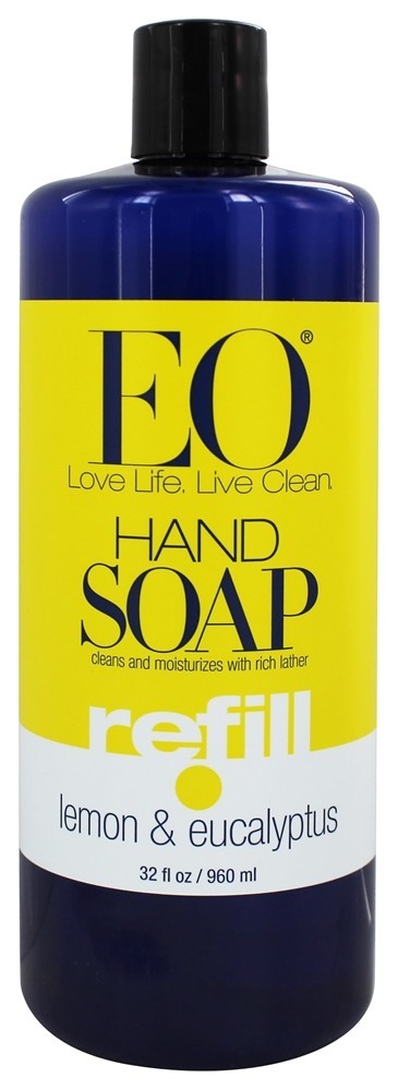 Sabonete para Mãos Refil Limão e Eucalipto - 32 fl. oz. EO Products
