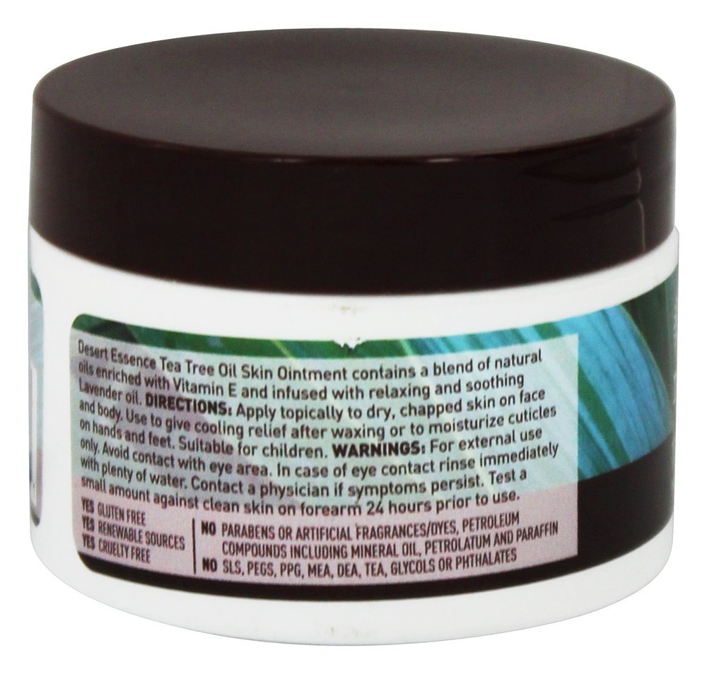 Pomada da pele do óleo da árvore do chá - 1 oz. Desert Essence - Imagem 3