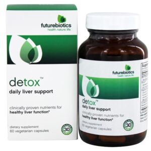 Detox Suporte Diário para o Fígado - Cápsulas vegetarianas 60 Futurebiotics