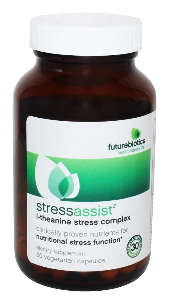 StressAssist Complexo de L-Teanina Para o Estresse - Cápsulas vegetarianas 60 Futurebiotics