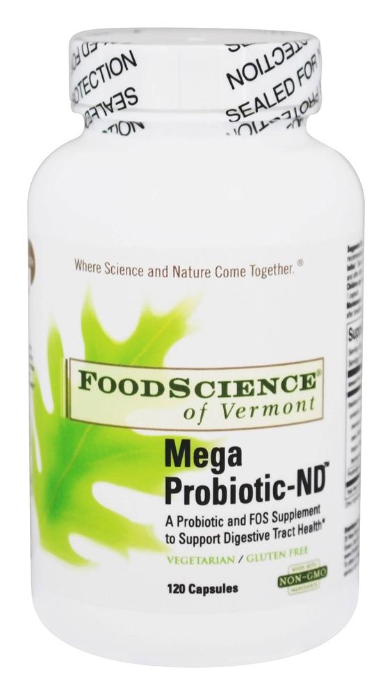 Mega probiótico ND - Cápsulas 120 FoodScience of Vermont