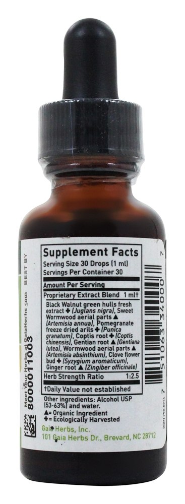 Absinto Preto Nogueira Supremo - 1 oz. Gaia Herbs - Imagem 2