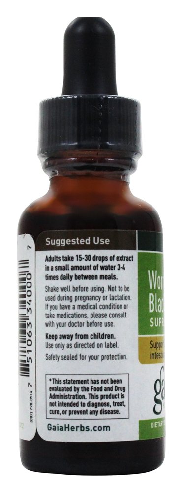 Absinto Preto Nogueira Supremo - 1 oz. Gaia Herbs - Imagem 3