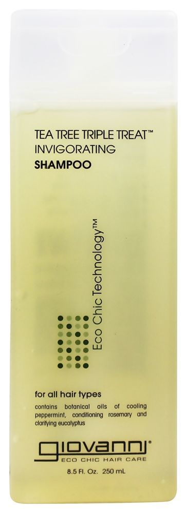 Xampu Revigorante Chá árvore Triplo Tratar - 8.5 fl. oz. Giovanni