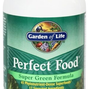 Perfect Food Fórmula Super Verde - 150 Cápsulas vegetarianas Garden of Life