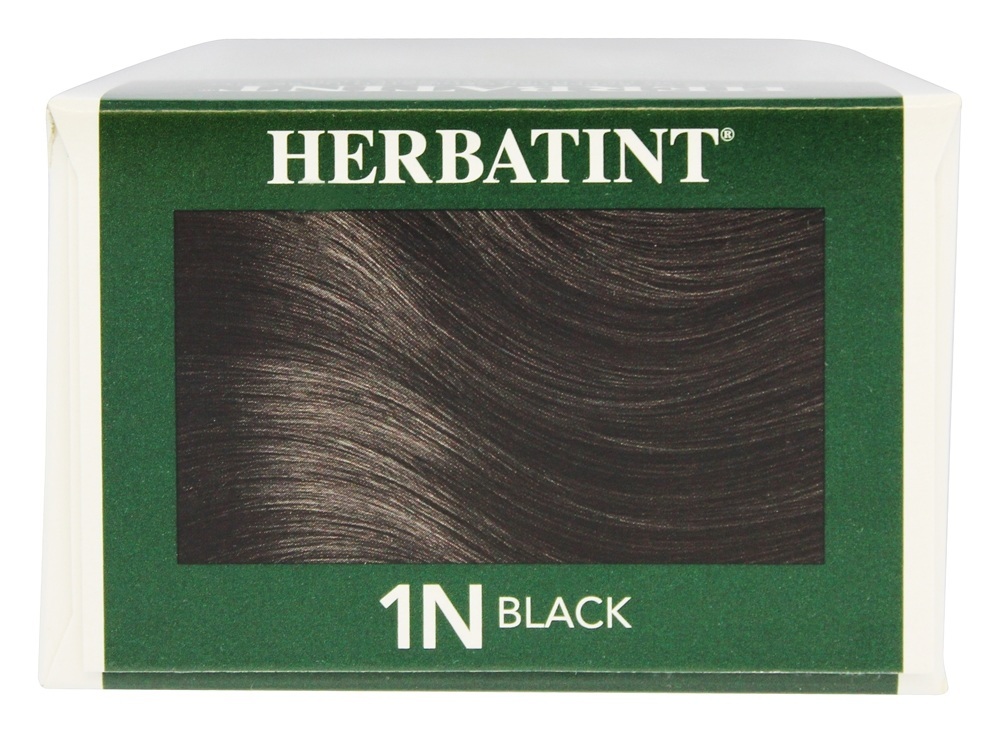 Gel Permanente Herbal Haircolor 1N Preto - 4.5 fl. oz. Herbatint - Imagem 2