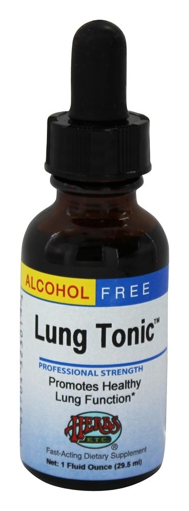 Pulmão Tônico Profissional Força álcool Livre - 1 oz. Herbs Etc