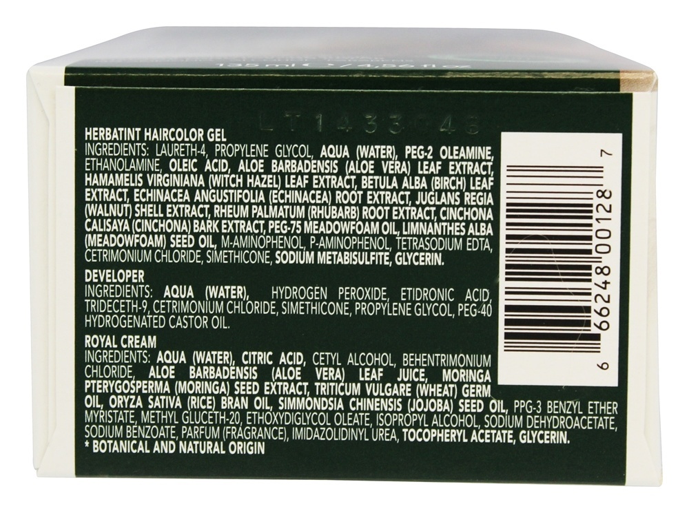 Ouro permanente do cobre do gel 9DR de Haircolor erval - 4.5 fl. oz. Herbatint - Imagem 3