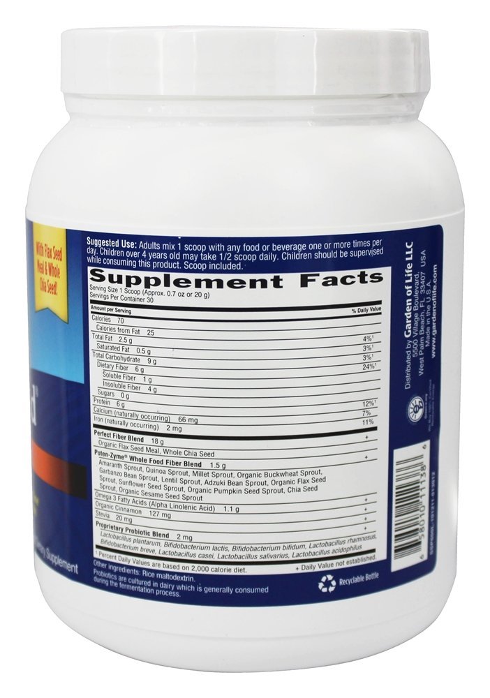 Super Semente Além da Fibra - 1.5 lbs. Garden of Life - Imagem 2