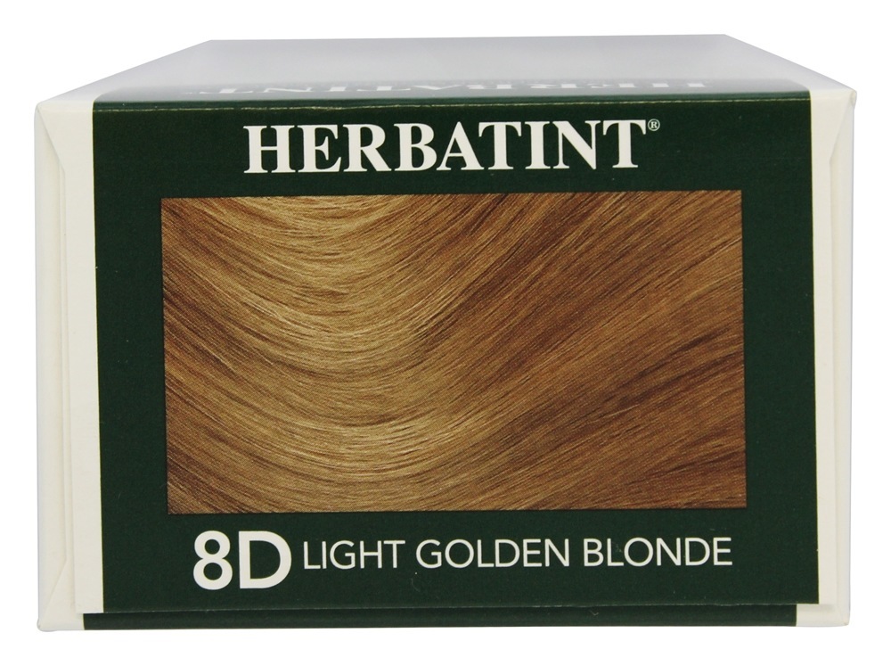 Gel Permanente Haircolor Herbal 8D Loiro Dourado Claro - 4.5 fl. oz. Herbatint - Imagem 2
